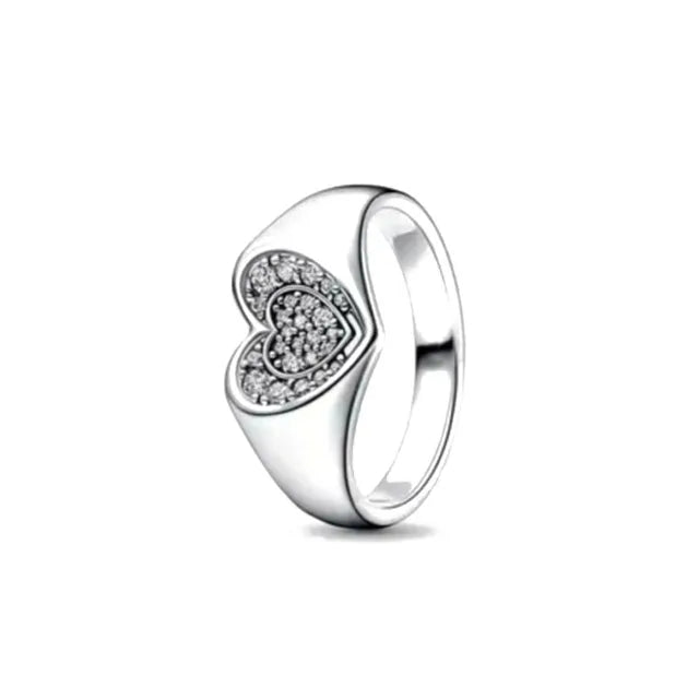 Sun Moon Flower Rings